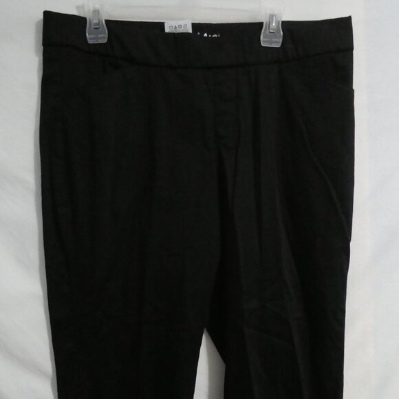 LEE - Style Up | 14 medium | Black Capri Pants | Slit Bottom Sides | NWOT - Picture 6 of 16